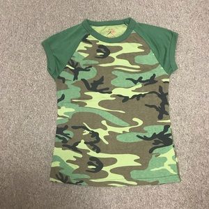 FINAL PRICE ❤️ Green/ brown camo top